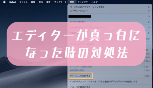 WordPressを更新したらエディターが真っ白になった時の対処法